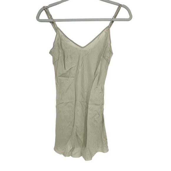 Organic John Patrick Light Golden Sleeveless Slip Dress Size XS - Picture 2 of 6